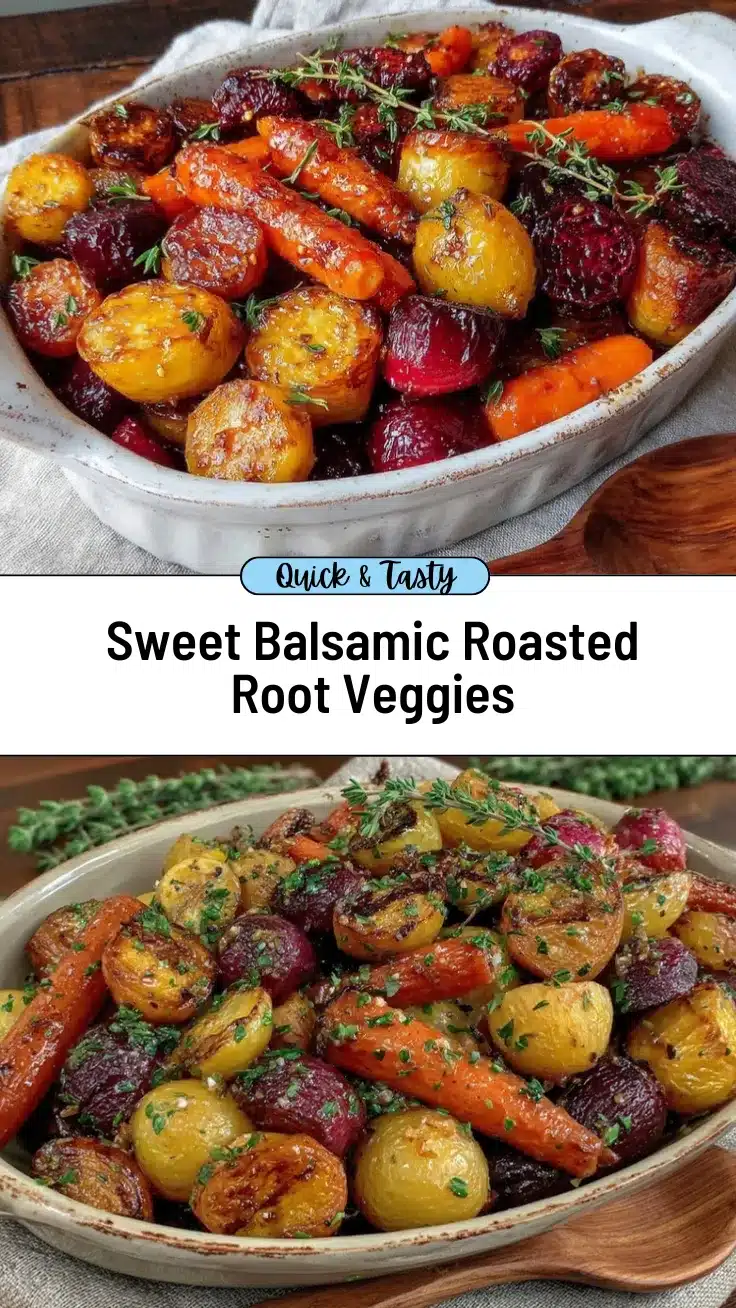 balsamic roasted root vegetables recipe