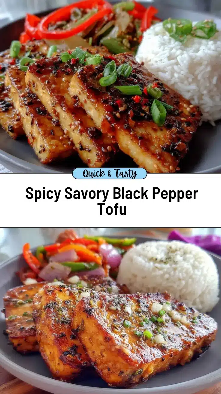 black pepper tofu steaks recipe
