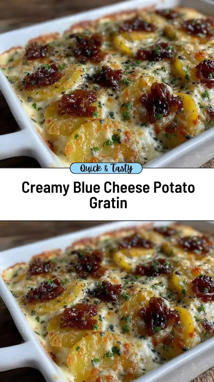 blue cheese potato gratin recipe