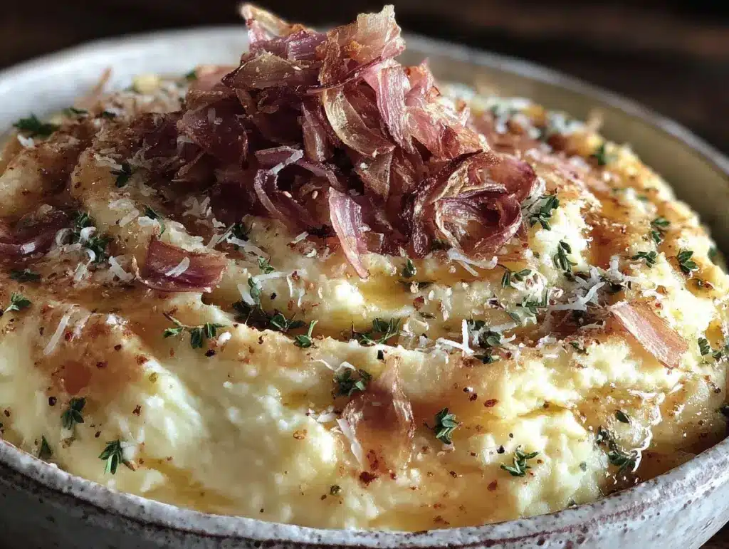 brown butter sage mashed potatoes - featured image