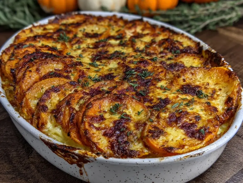 butternut squash gratin - featured image
