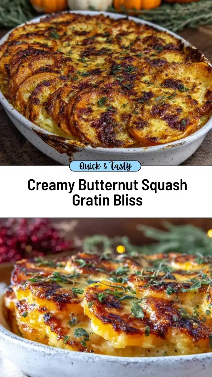 butternut squash gratin recipe