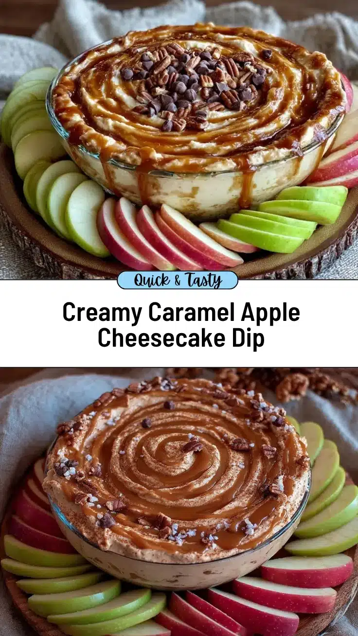caramel apple cheesecake dip recipe