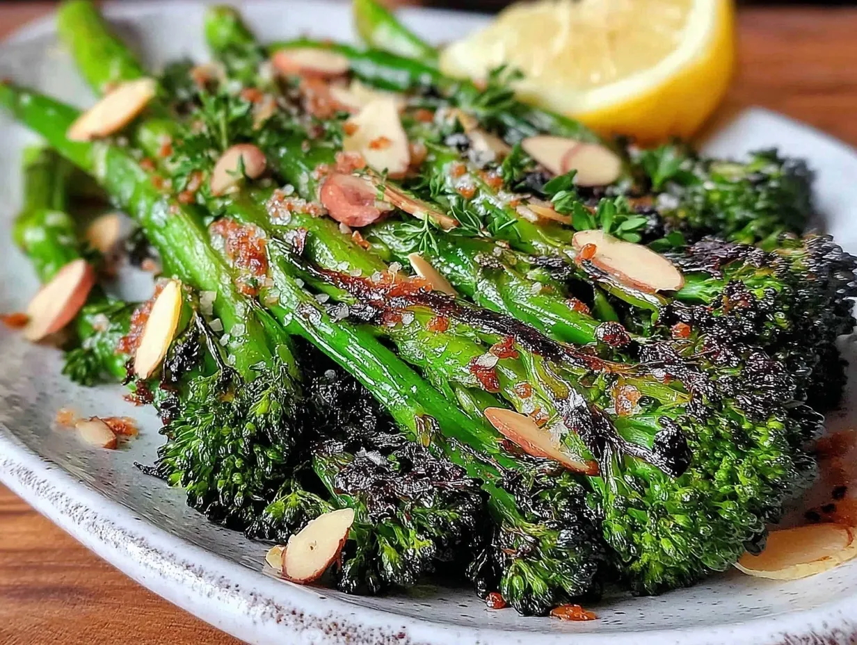charred broccolini preparation steps