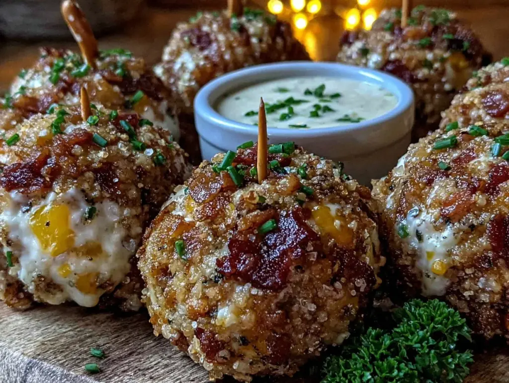 cheese ball bites - featured image