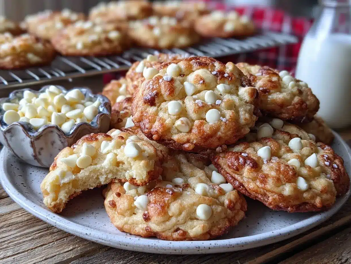 chewy white chocolate chip cookies preparation steps