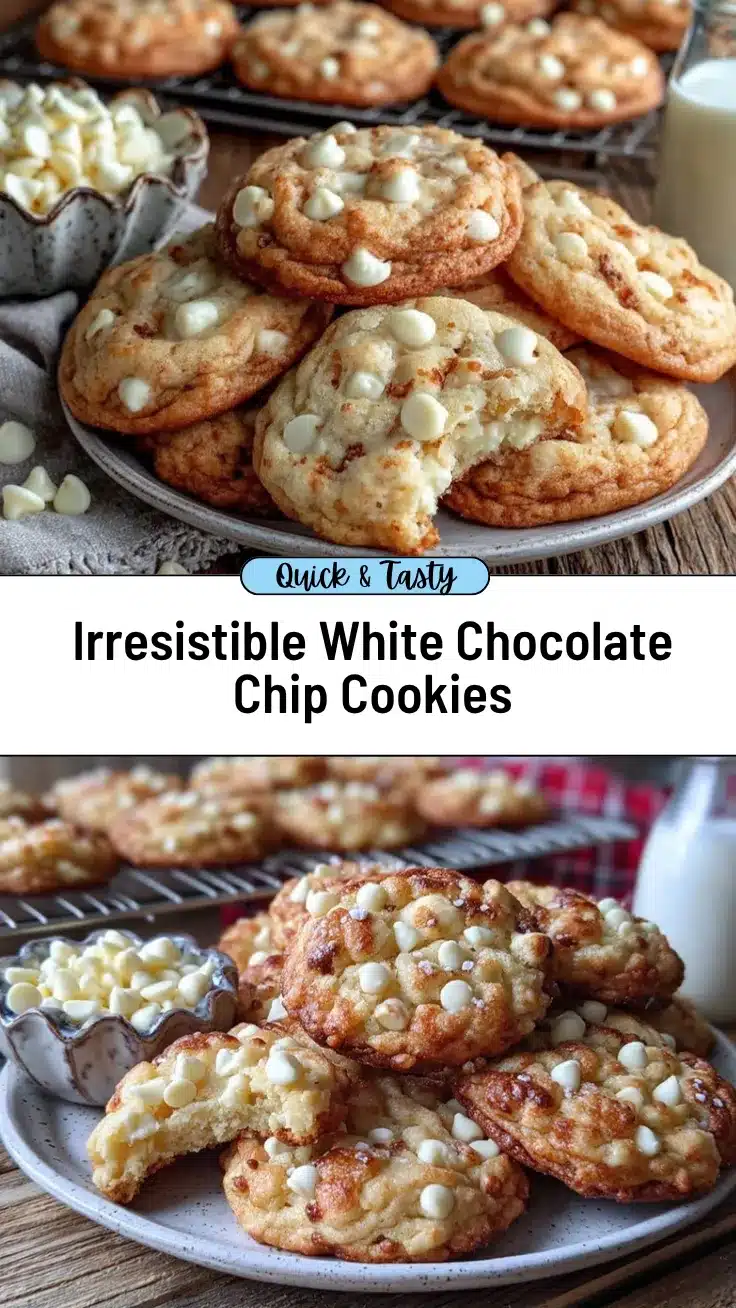 chewy white chocolate chip cookies recipe