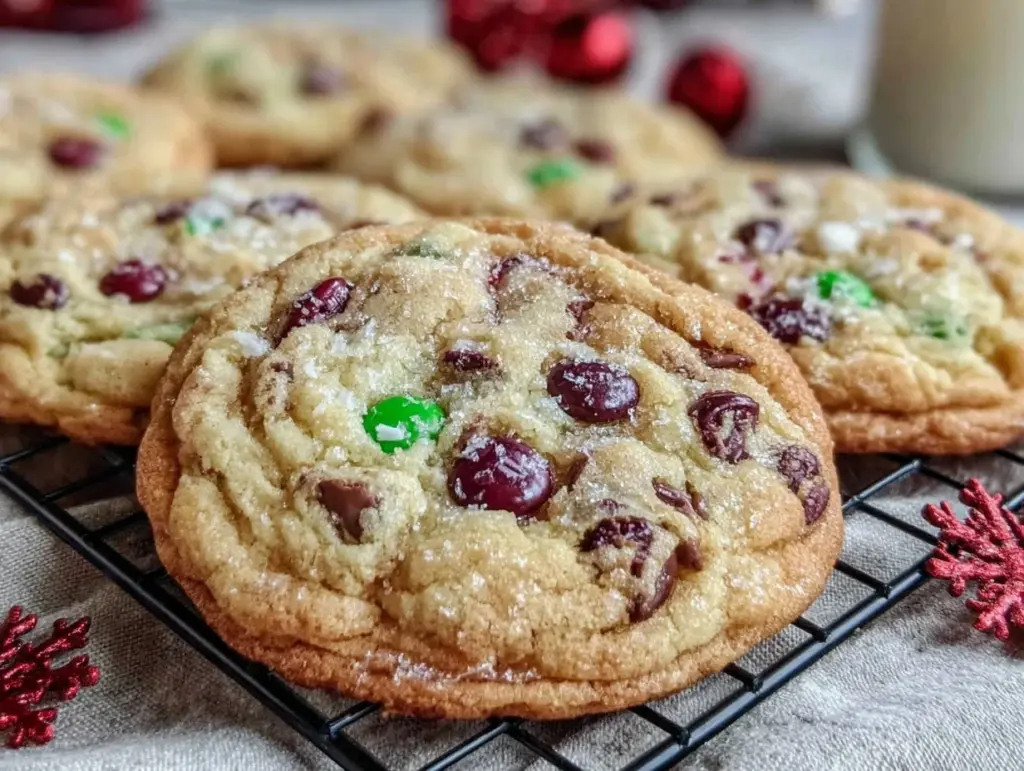 Christmas chocolate chip cookies - featured image