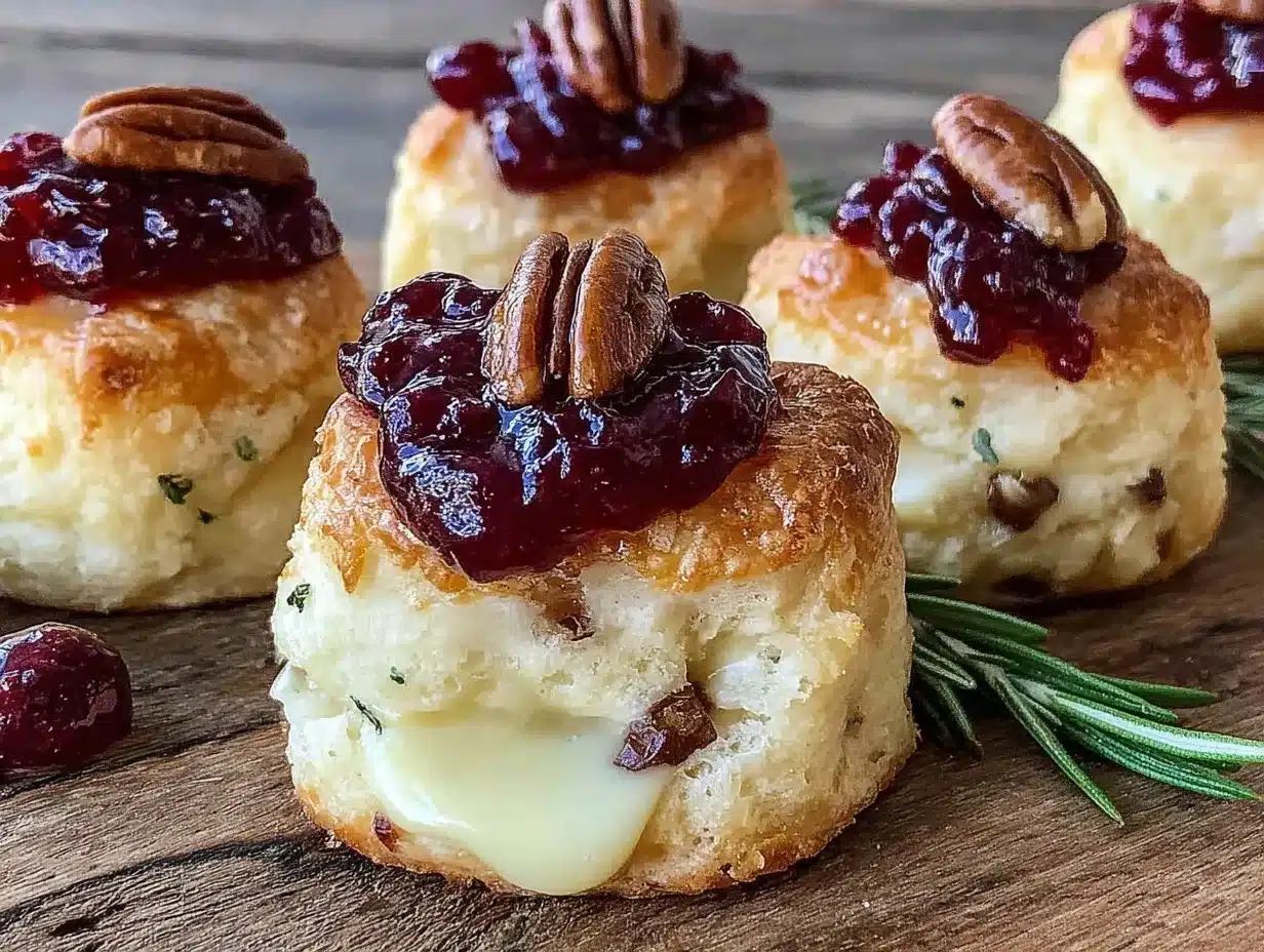 cranberry brie bites preparation steps