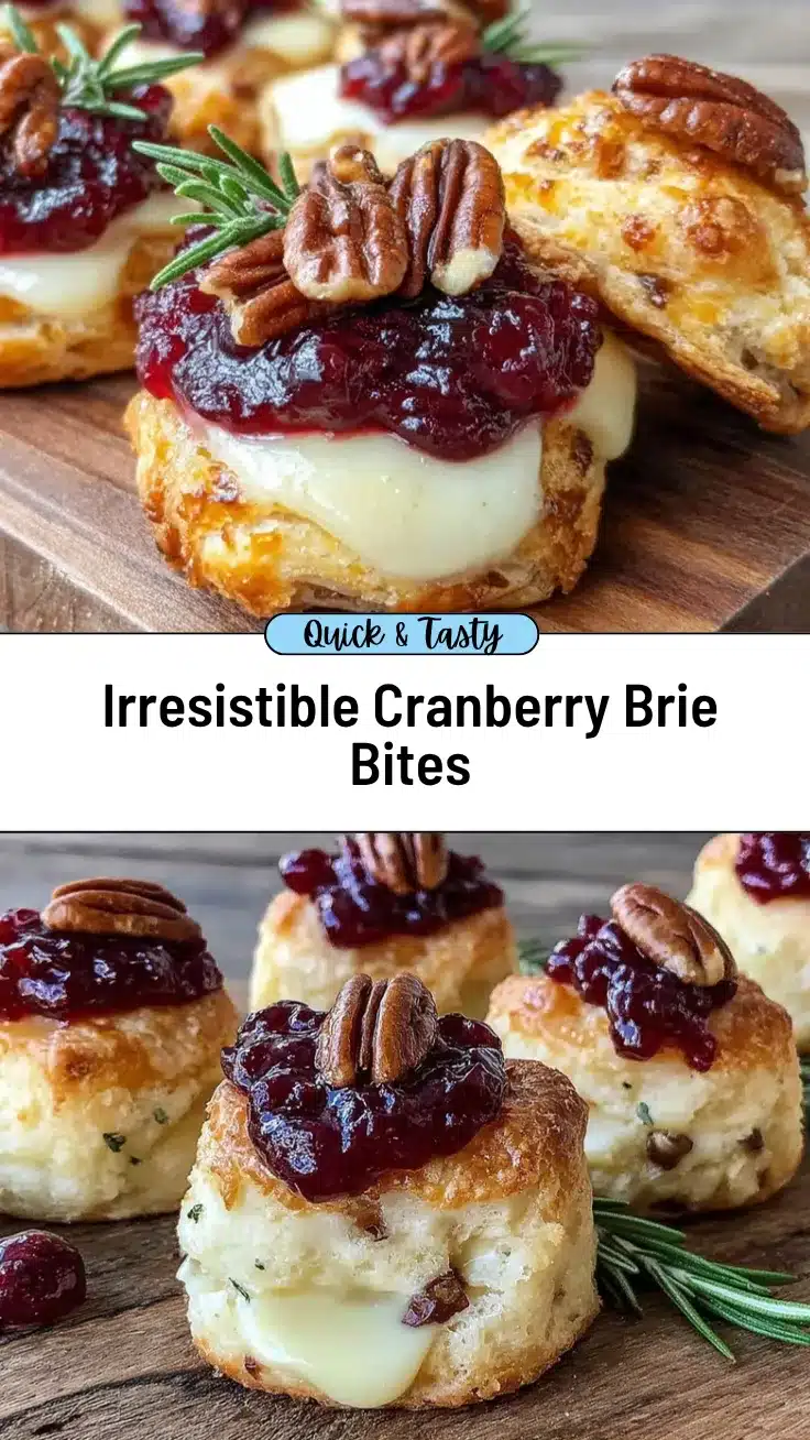 cranberry brie bites recipe