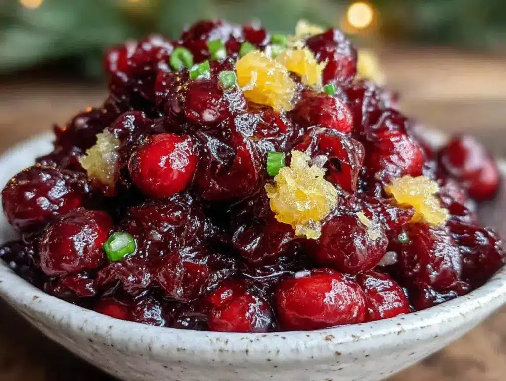 cranberry orange relish - featured image