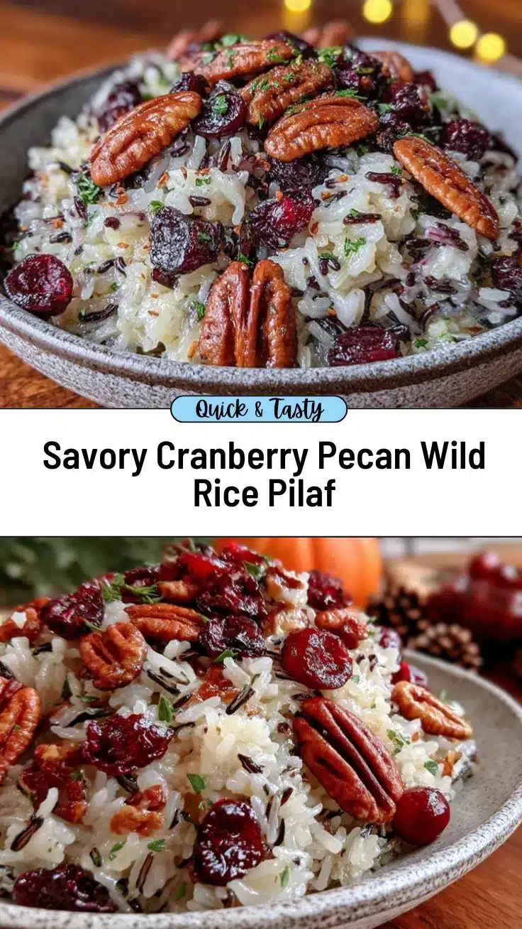 cranberry pecan wild rice pilaf recipe