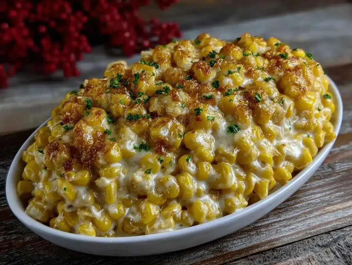 creamy corn side dish preparation steps