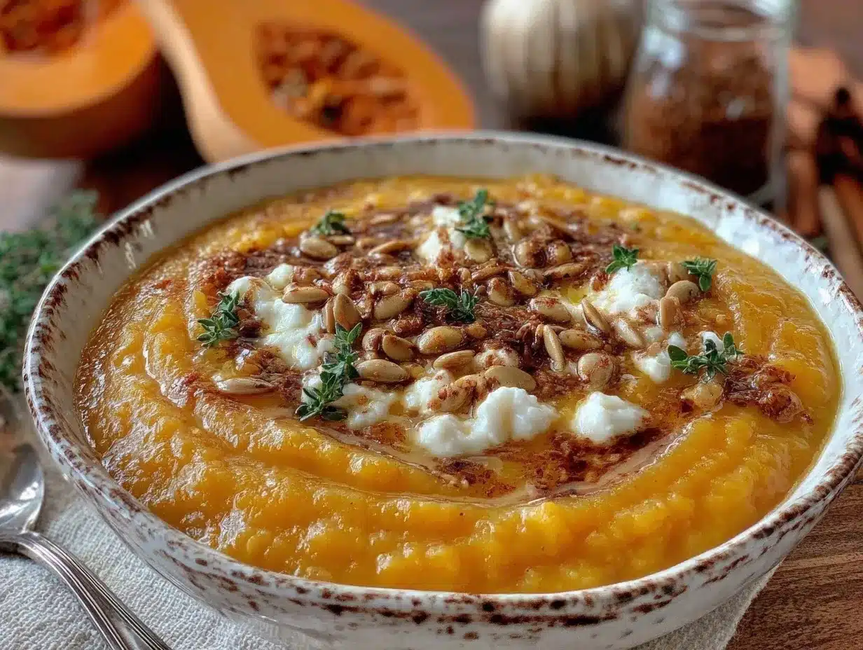 creamy instant pot butternut squash soup preparation steps