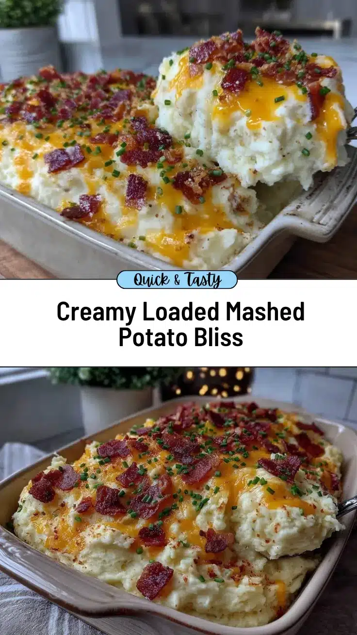 creamy loaded mashed potatoes recipe