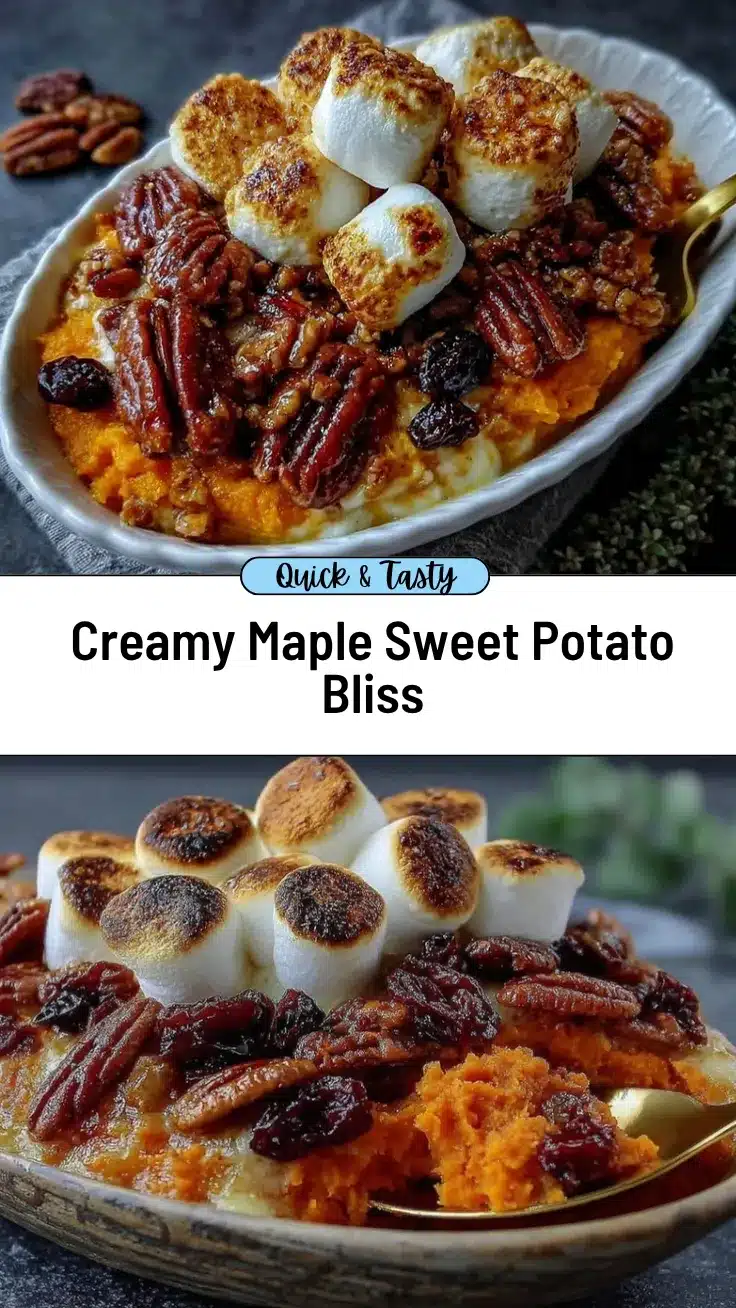 creamy maple sweet potato casserole recipe