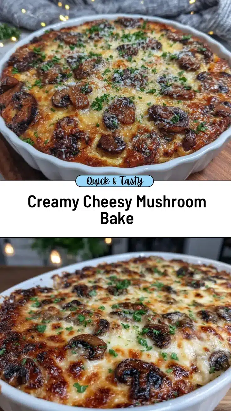 creamy mushroom casserole recipe