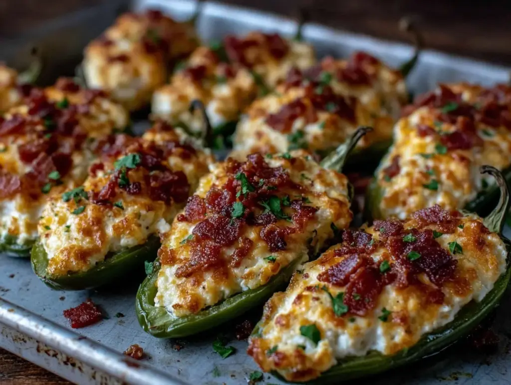 crispy baked jalapeño poppers - featured image