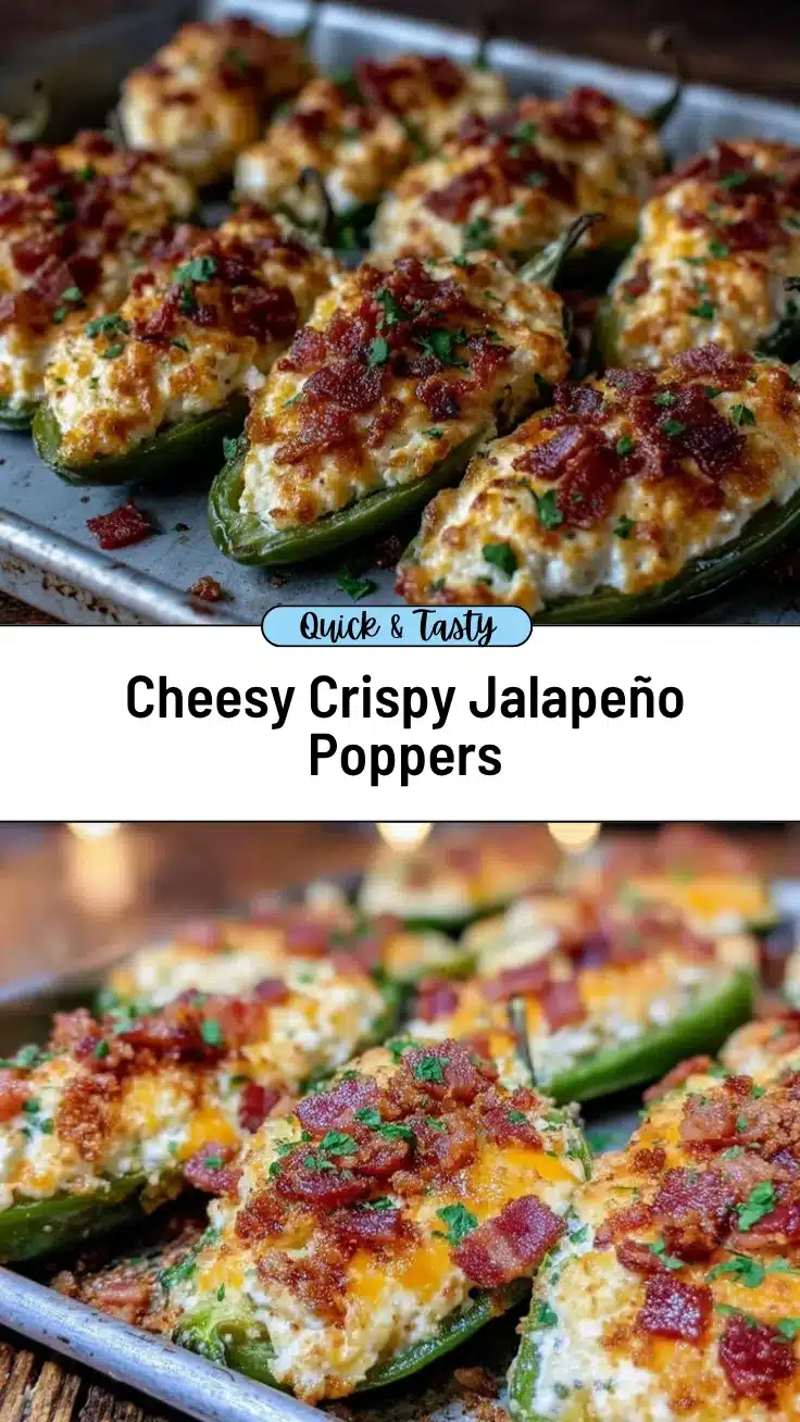 crispy baked jalapeño poppers recipe
