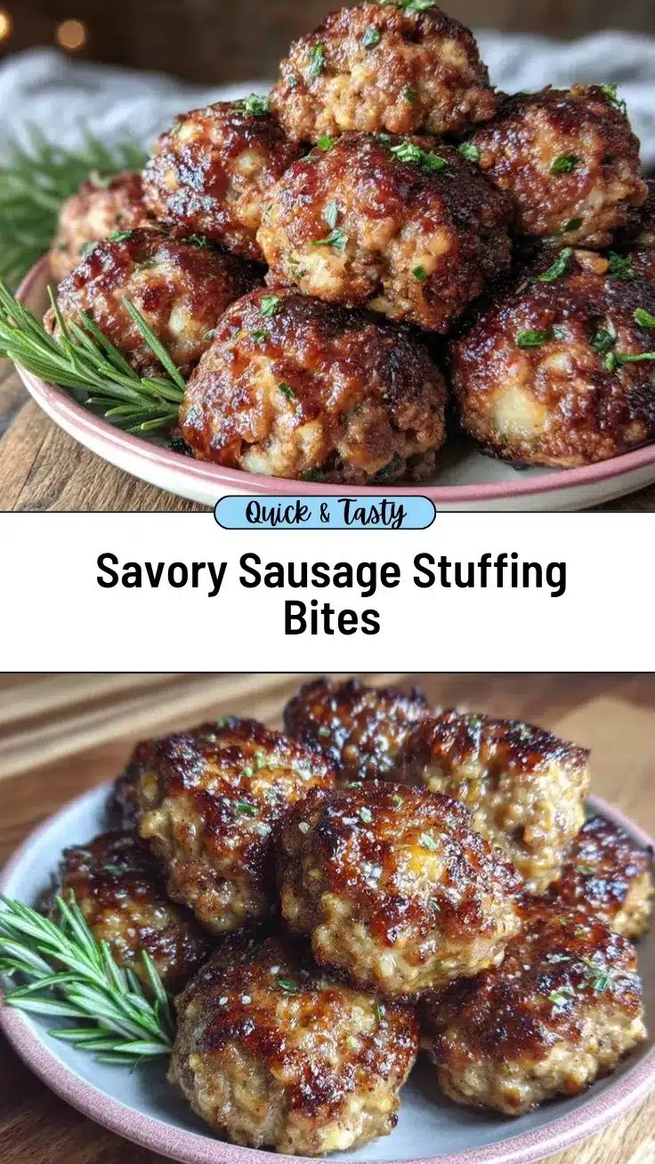 crispy sausage stuffing balls recipe