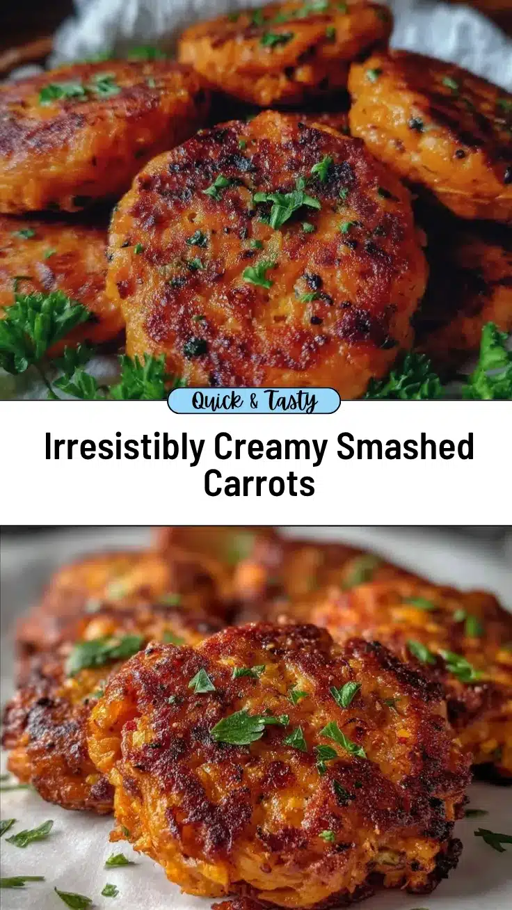 crispy smashed carrots recipe