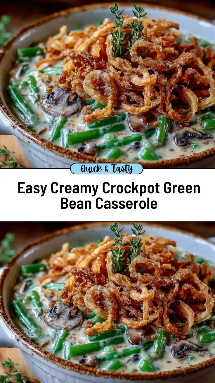 crockpot green bean casserole recipe