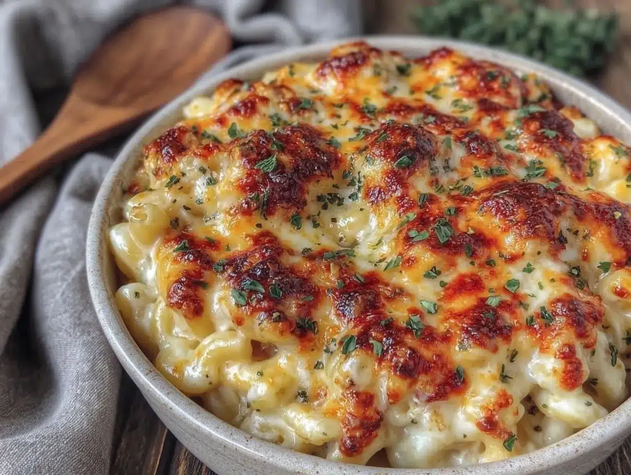crockpot mac and cheese with gruyère preparation steps