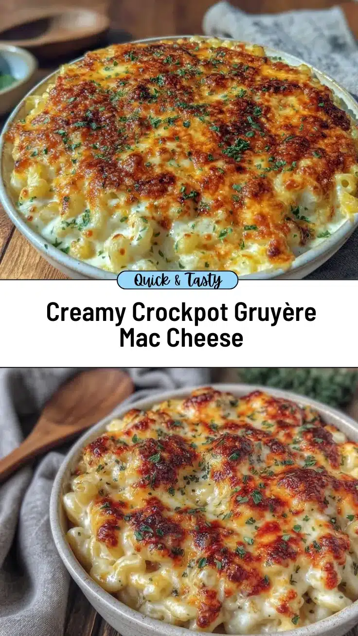 crockpot mac and cheese with gruyère recipe