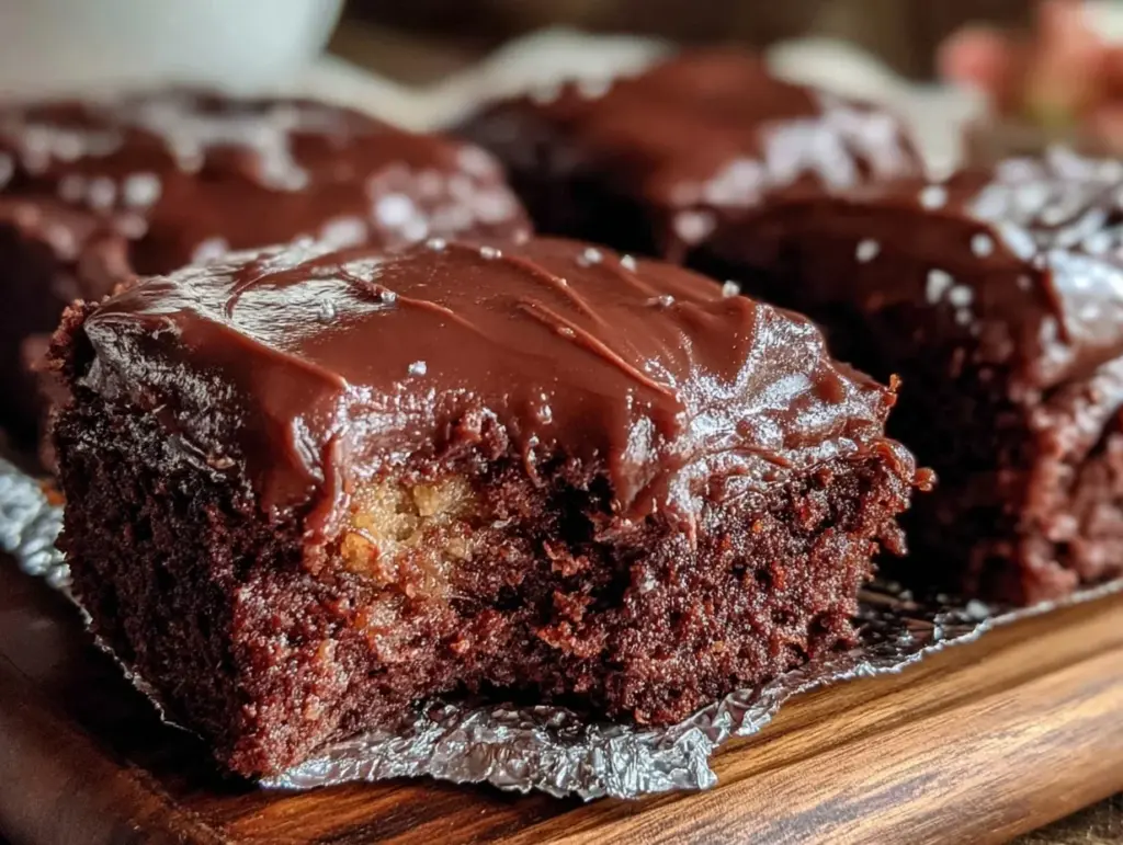 fudgy lunch lady brownies - featured image
