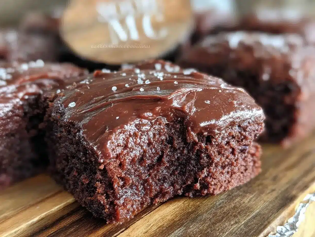 fudgy lunch lady brownies preparation steps