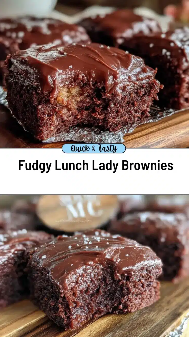 fudgy lunch lady brownies recipe
