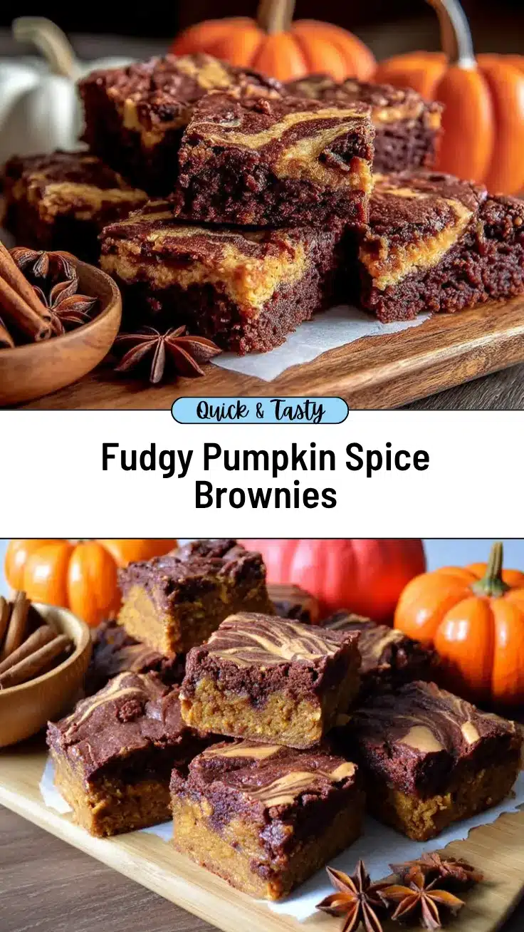 fudgy pumpkin swirl brownies recipe