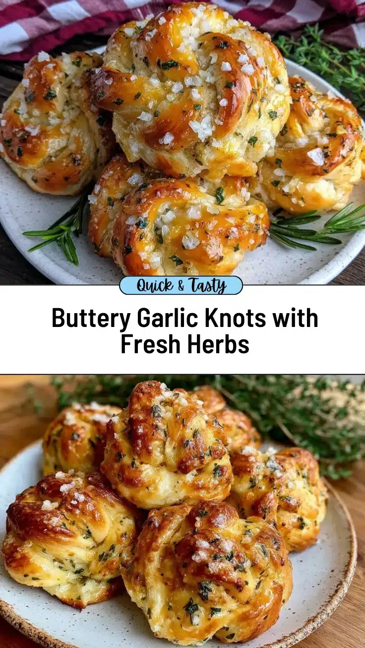 garlic knots with herb butter recipe