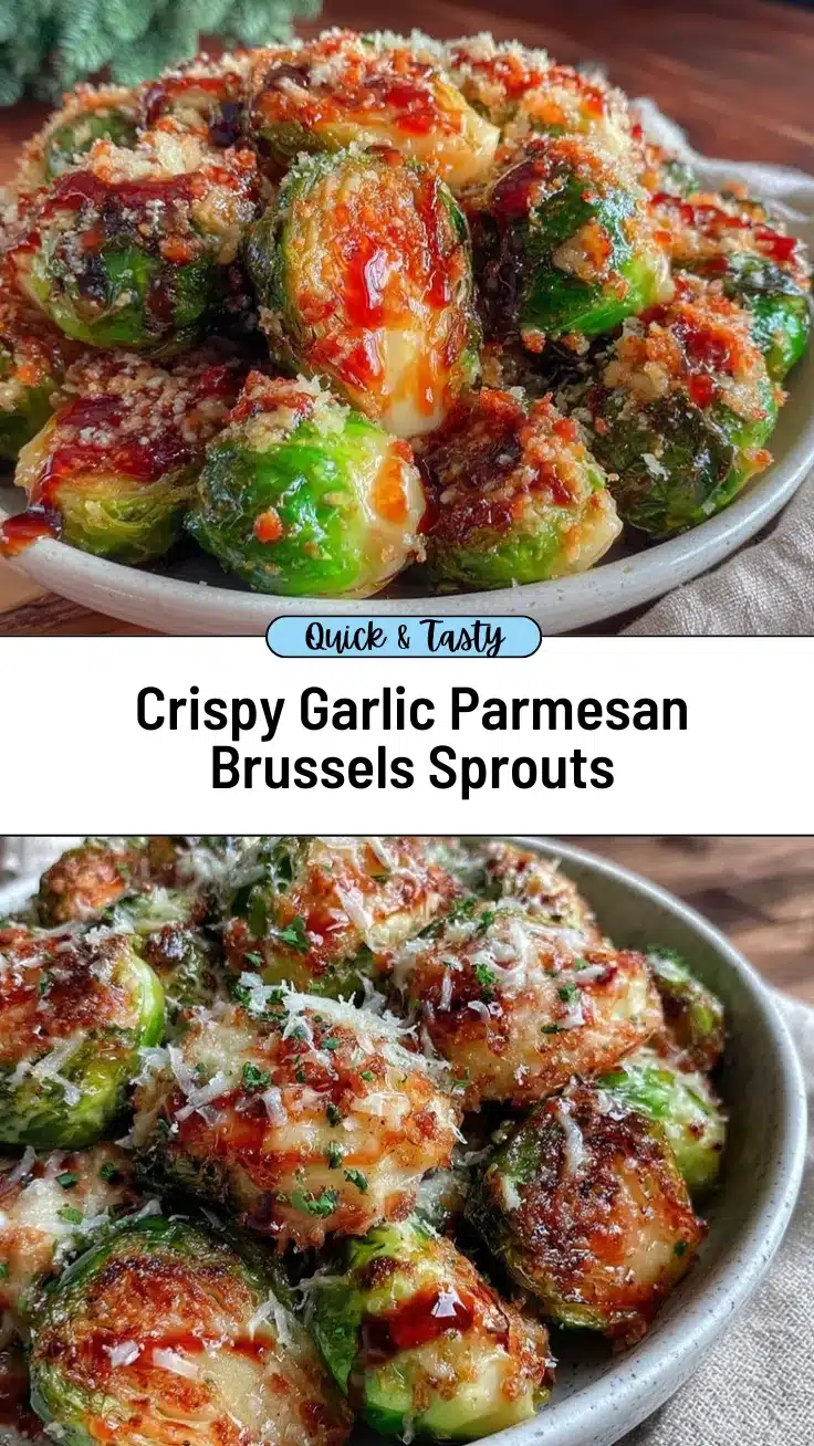 garlic parmesan roasted brussels sprouts recipe