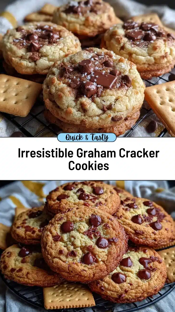 Graham Cracker Chocolate Chip Cookies recipe
