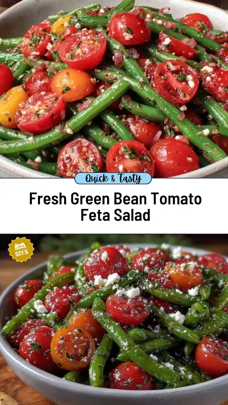 green bean and tomato salad with feta recipe