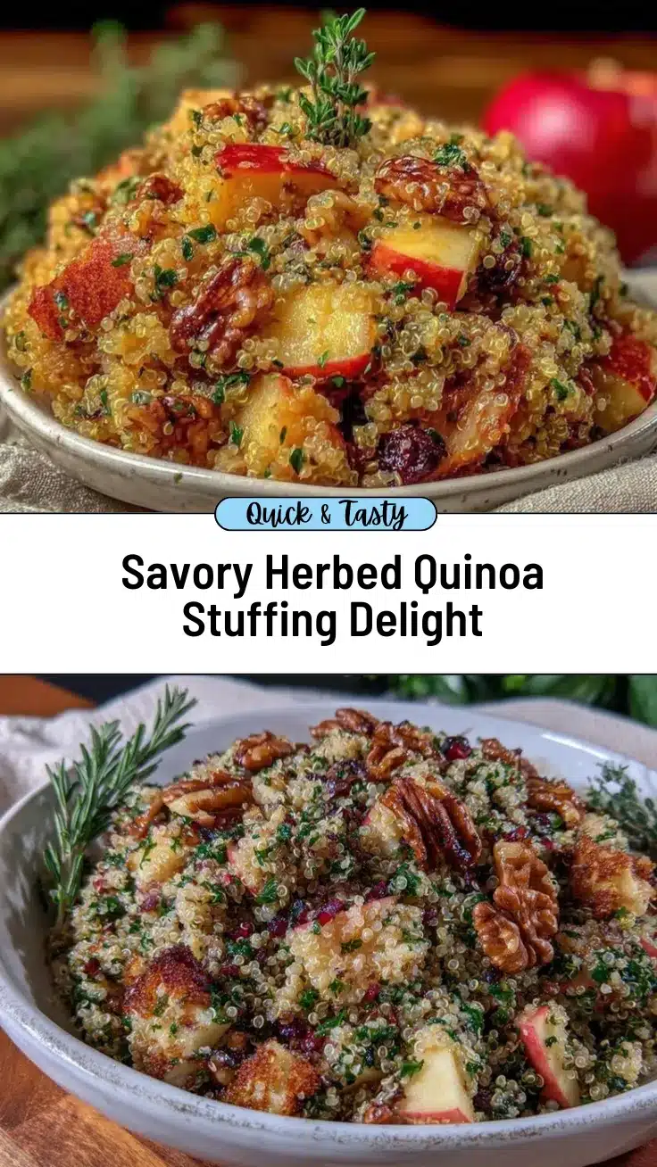 herbed quinoa stuffing recipe