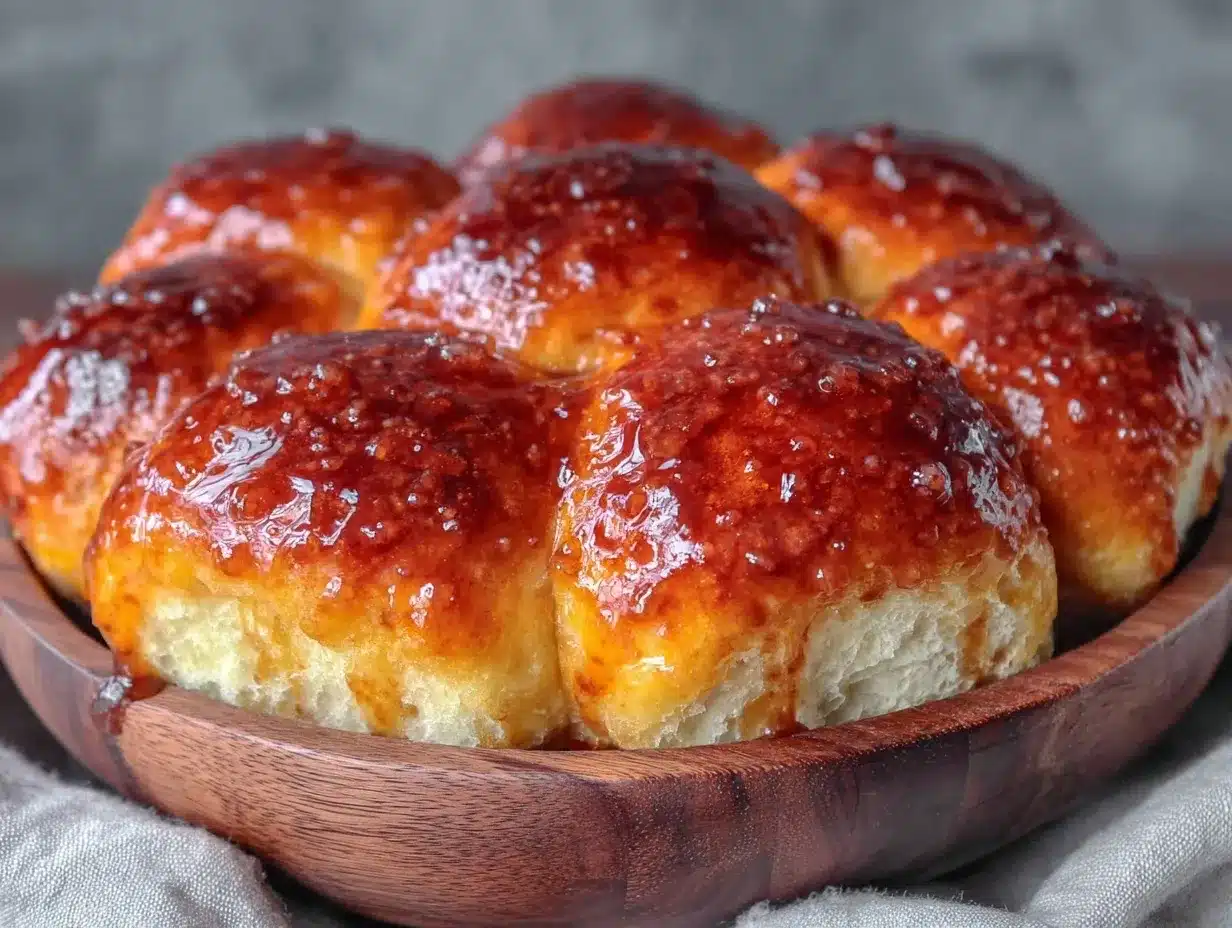 honey butter dinner rolls preparation steps