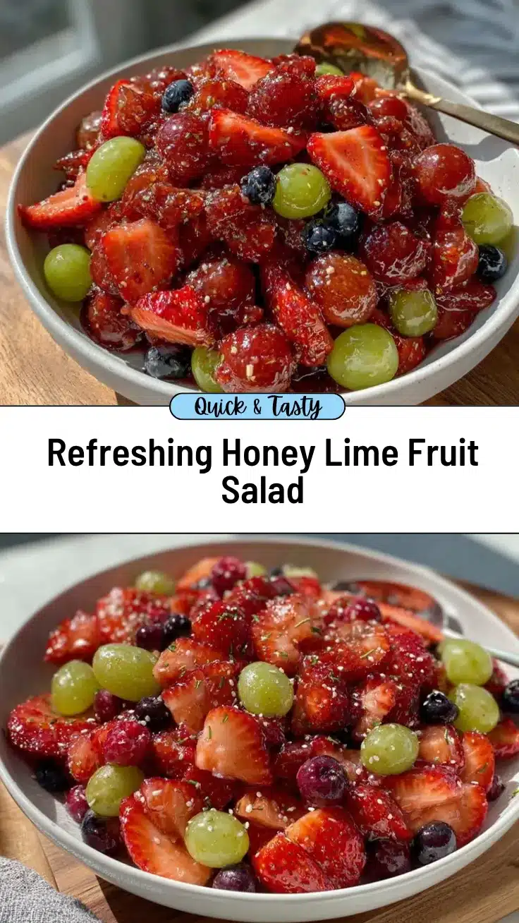 honey lime fruit salad recipe