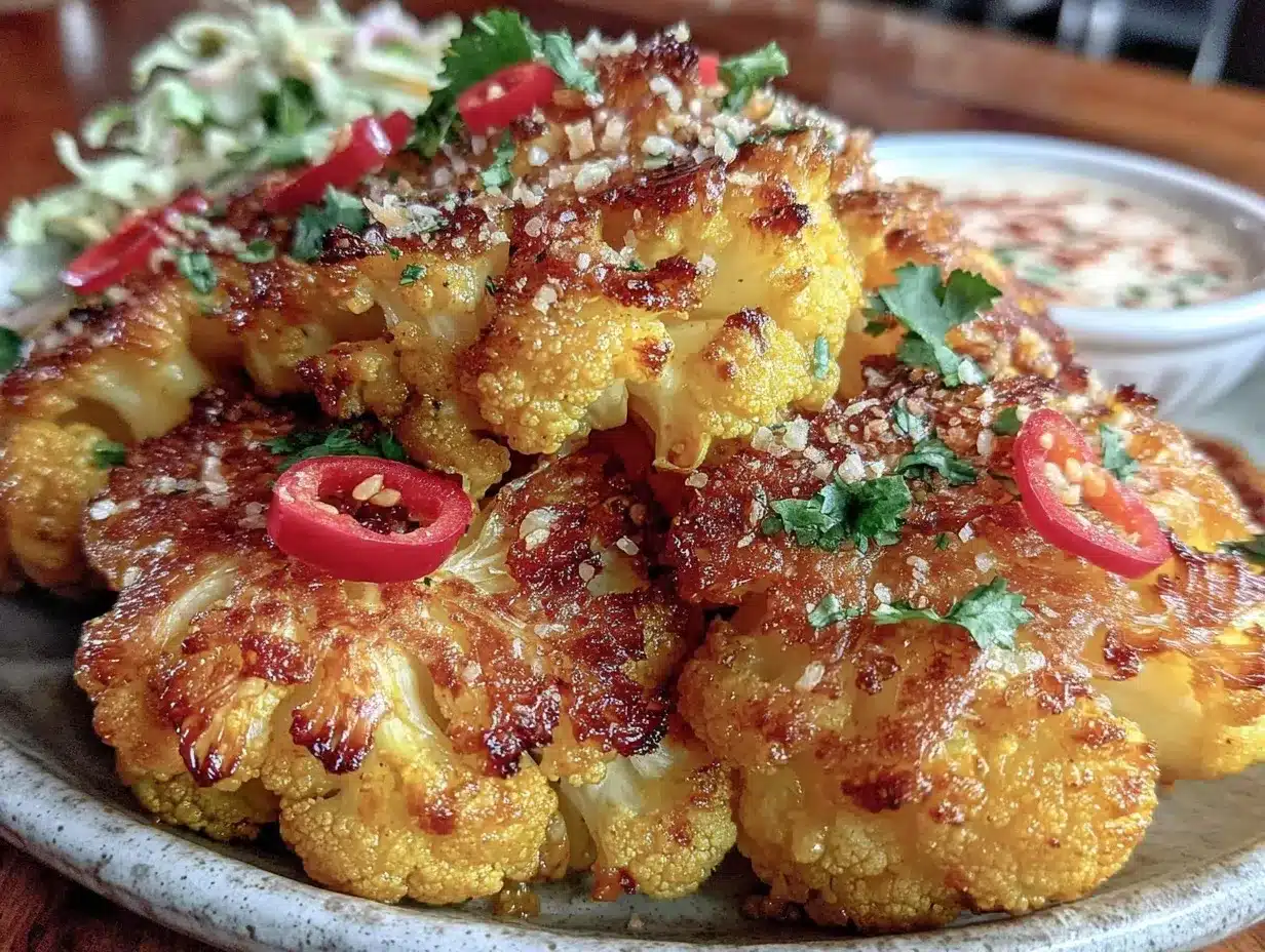 indian spiced cauliflower preparation steps
