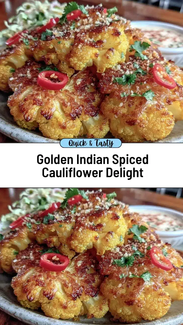 indian spiced cauliflower recipe