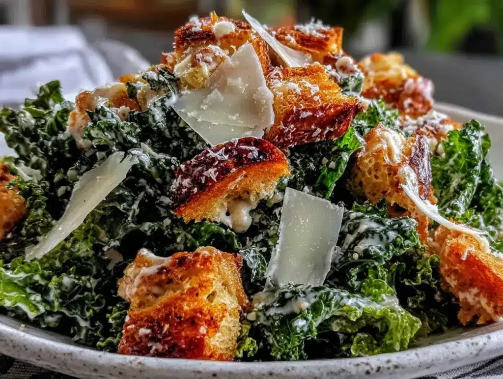 kale Caesar salad recipe - featured image