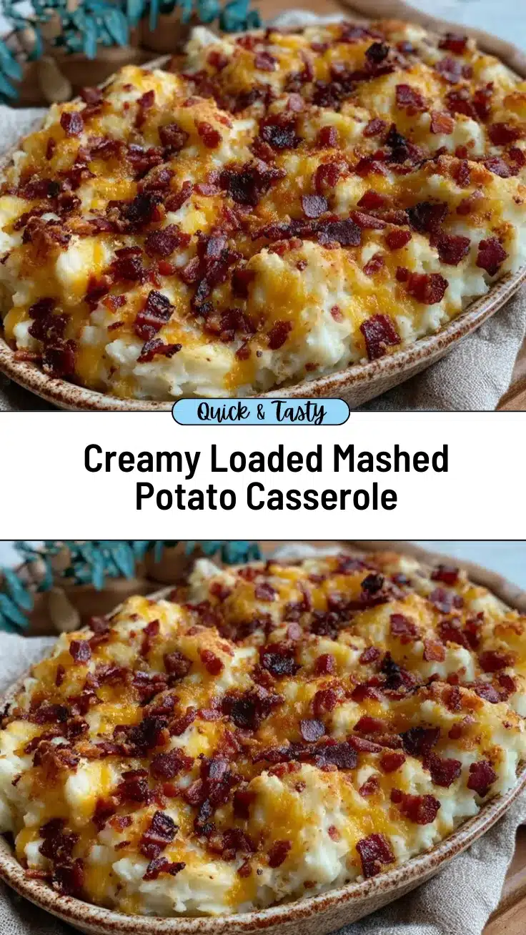 loaded mashed potato casserole recipe