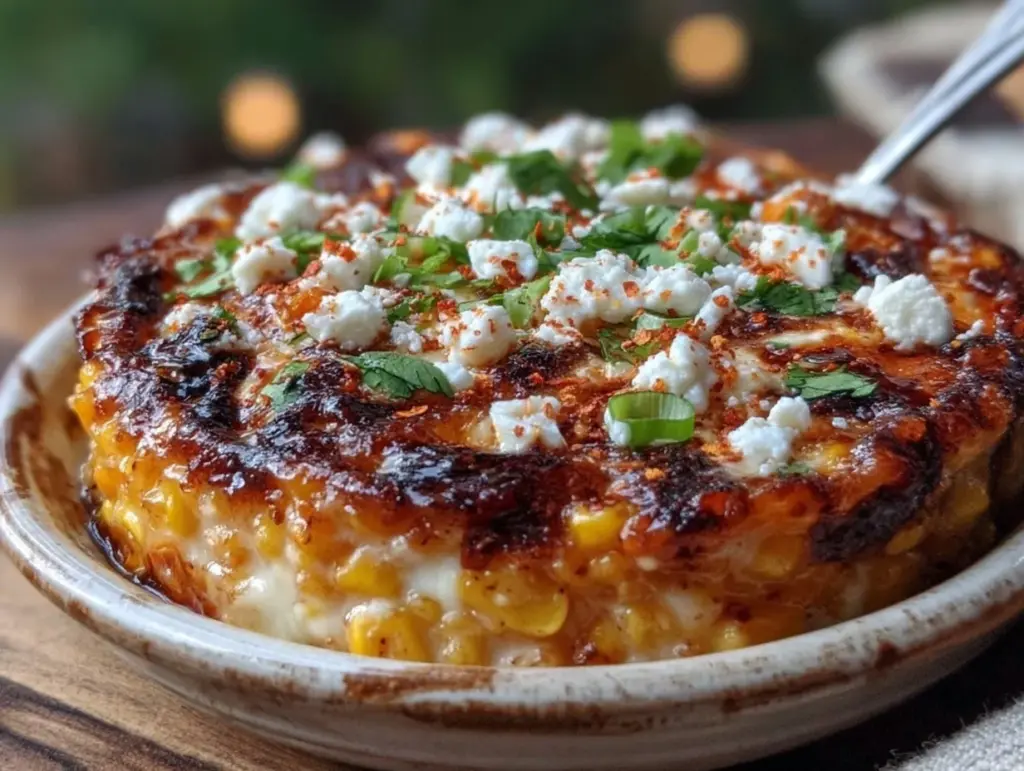 mexican street corn casserole - featured image