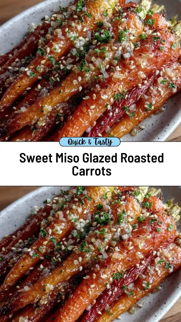 miso glazed roasted carrots recipe