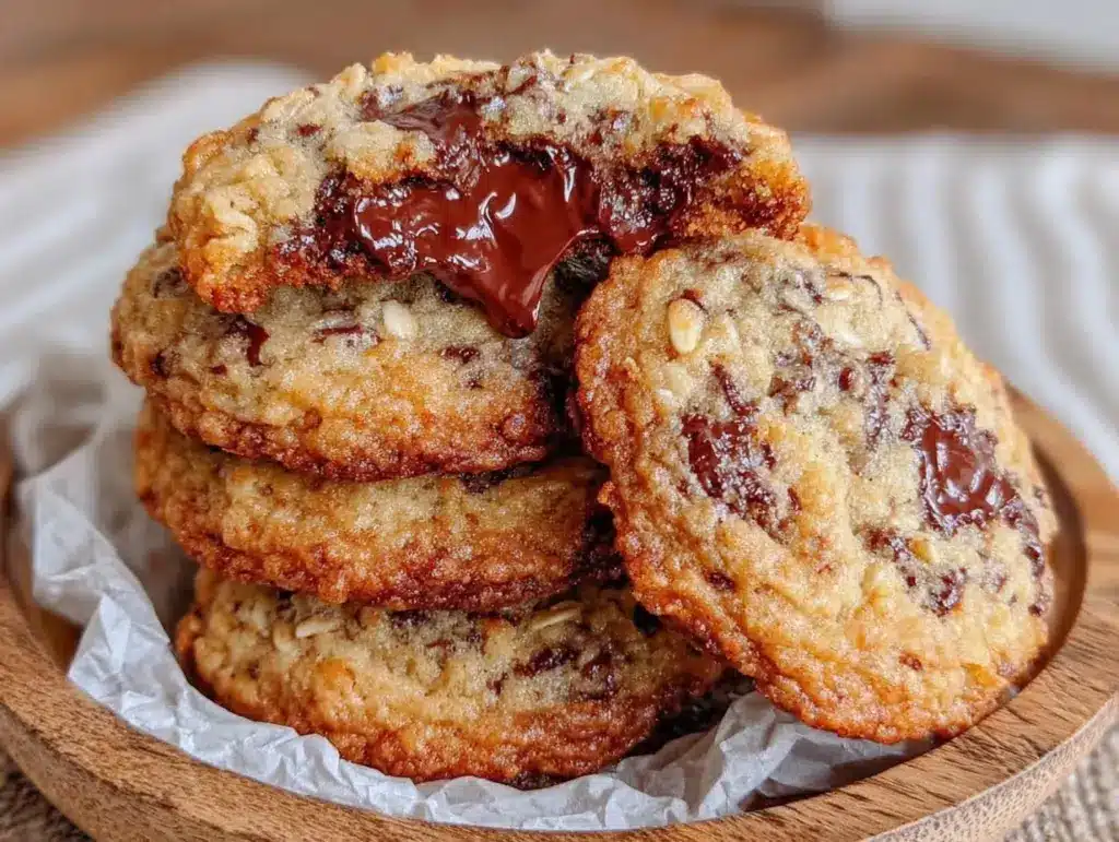 oatmeal chocolate chip cookies - featured image