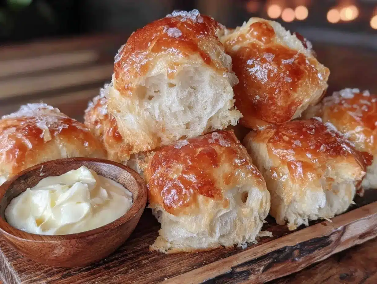 Parker House rolls preparation steps