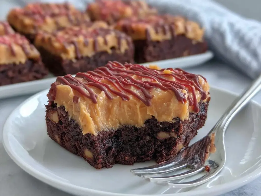 peanut butter brownies - featured image