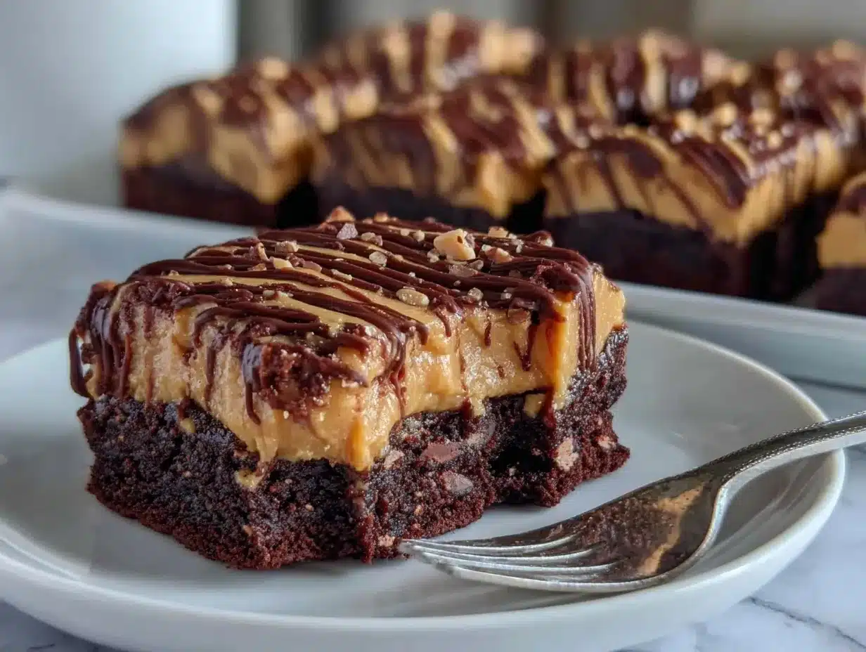 peanut butter brownies preparation steps