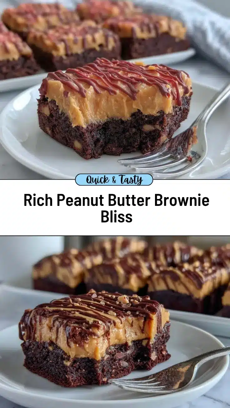 peanut butter brownies recipe
